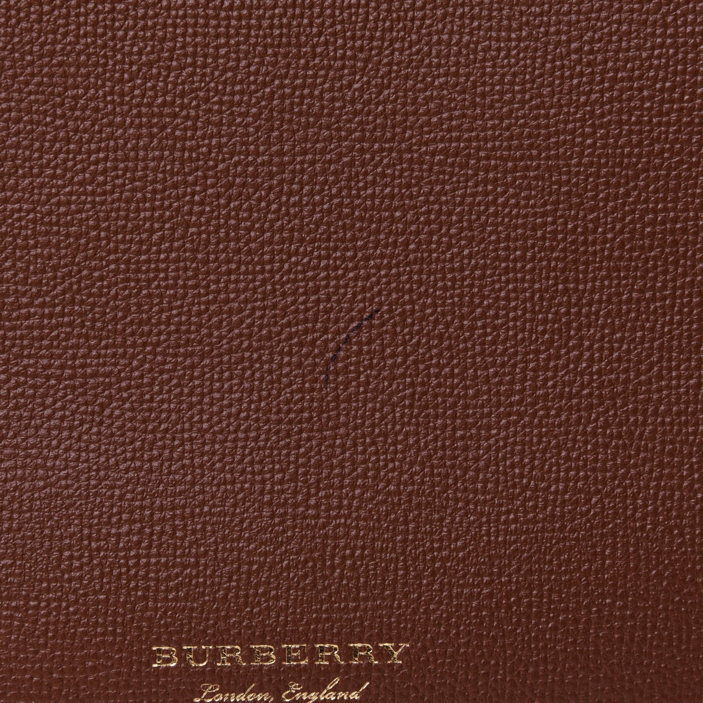 Grainy Calfskin House Check Medium Banner Tote Dark Tan