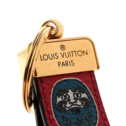 Louis Vuitton Monogram Illustre Kabuki Dragonne Key Ring 3 of 3