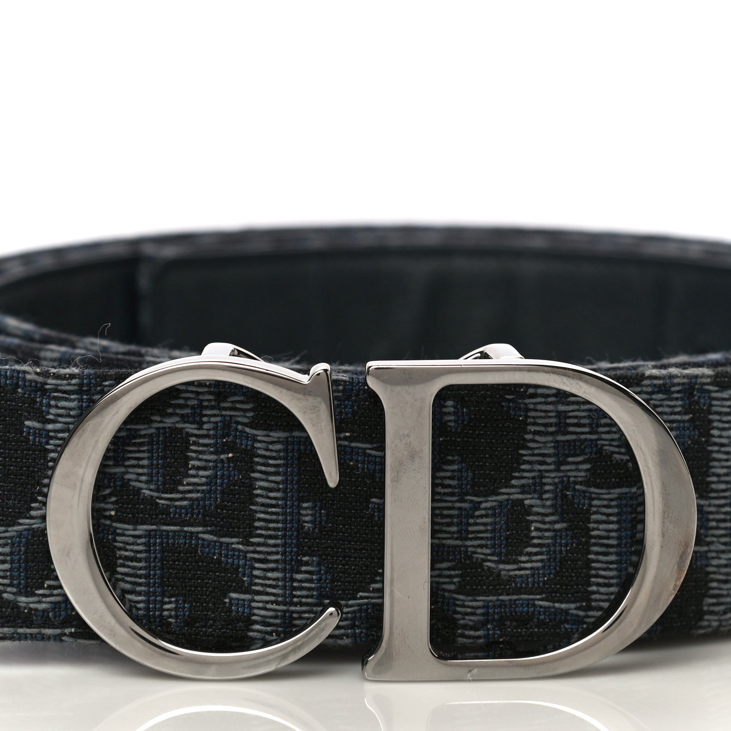 Christian Dior Oblique 35mm Belt 110 Blue Multi 4 of 7