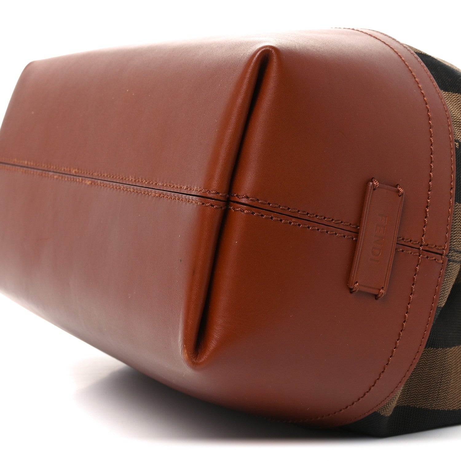 Fendi Pequin Cuoio Vegetale 2Bag Tobacco Cuoio Miele Vacchetta 10 of 11