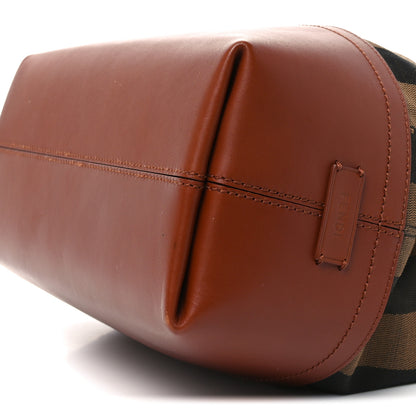 Fendi Pequin Cuoio Vegetale 2Bag Tobacco Cuoio Miele Vacchetta 10 of 11