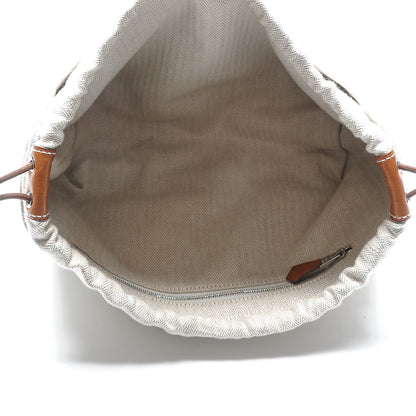 Hermes Canvas Barenia Fourbi 25 MM Pouch Naturel Fauve 5 of 6