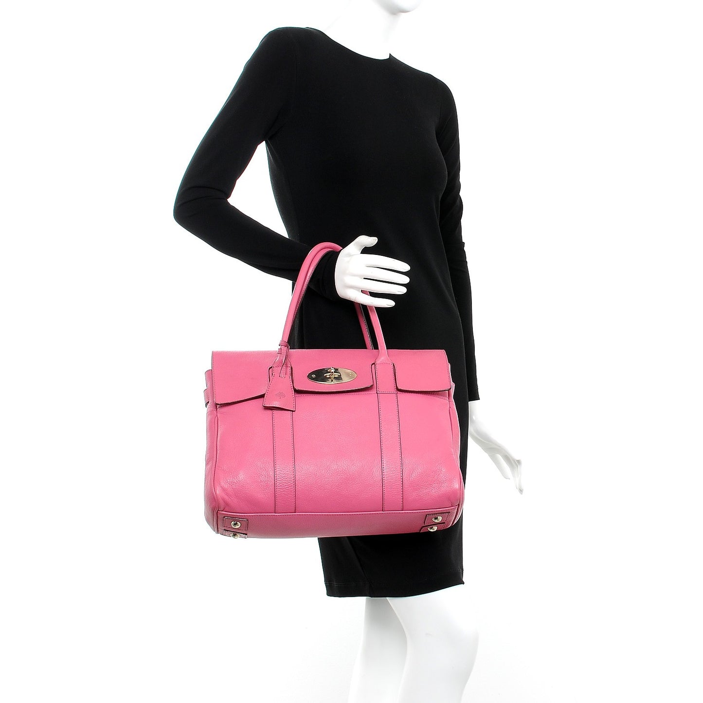 Glossy Goatskin Bayswater Raspberry