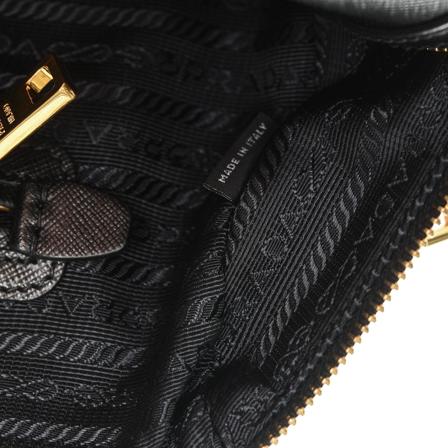 Saffiano Lux Bowler Black