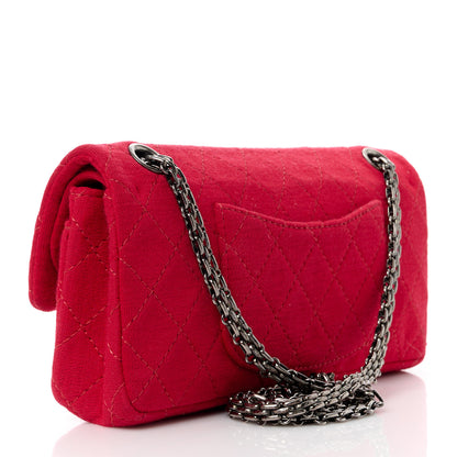 Chanel Jersey Quilted 2.55 Reissue East West Flap Red 3 of 11