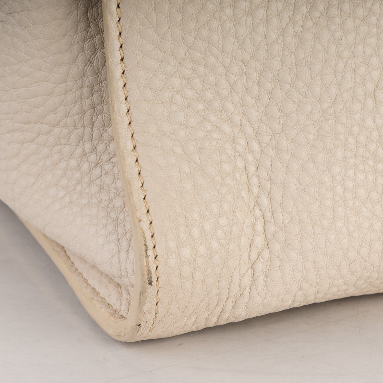 Prada Vitello Daino Shopping Tote Talco 8 of 10