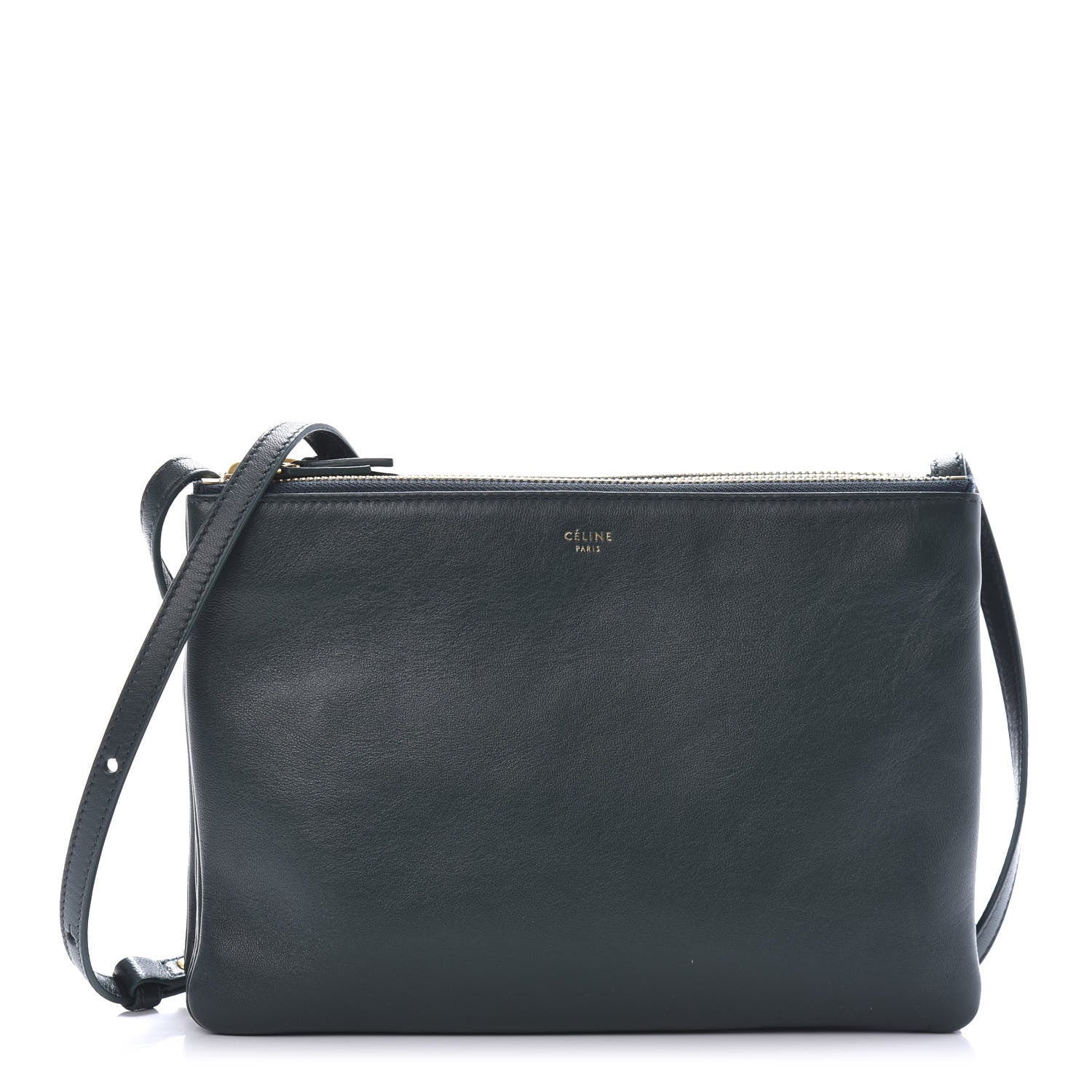 Celine Lambskin Large Trio Crossbody Bag Amazone 1 of 12