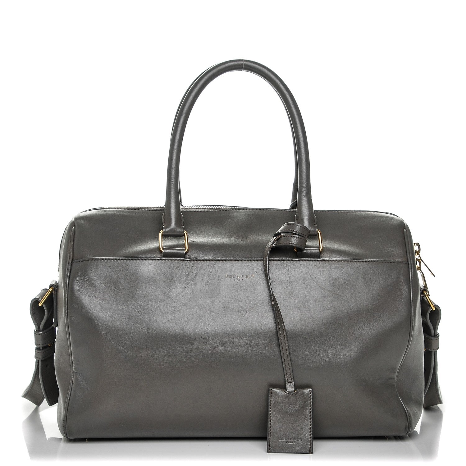 Saint Laurent Calfskin Classic Duffle 6 Earth 1 of 6