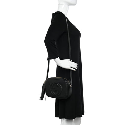Gucci Pebbled Calfskin Small Soho Disco Bag Black 2 of 10