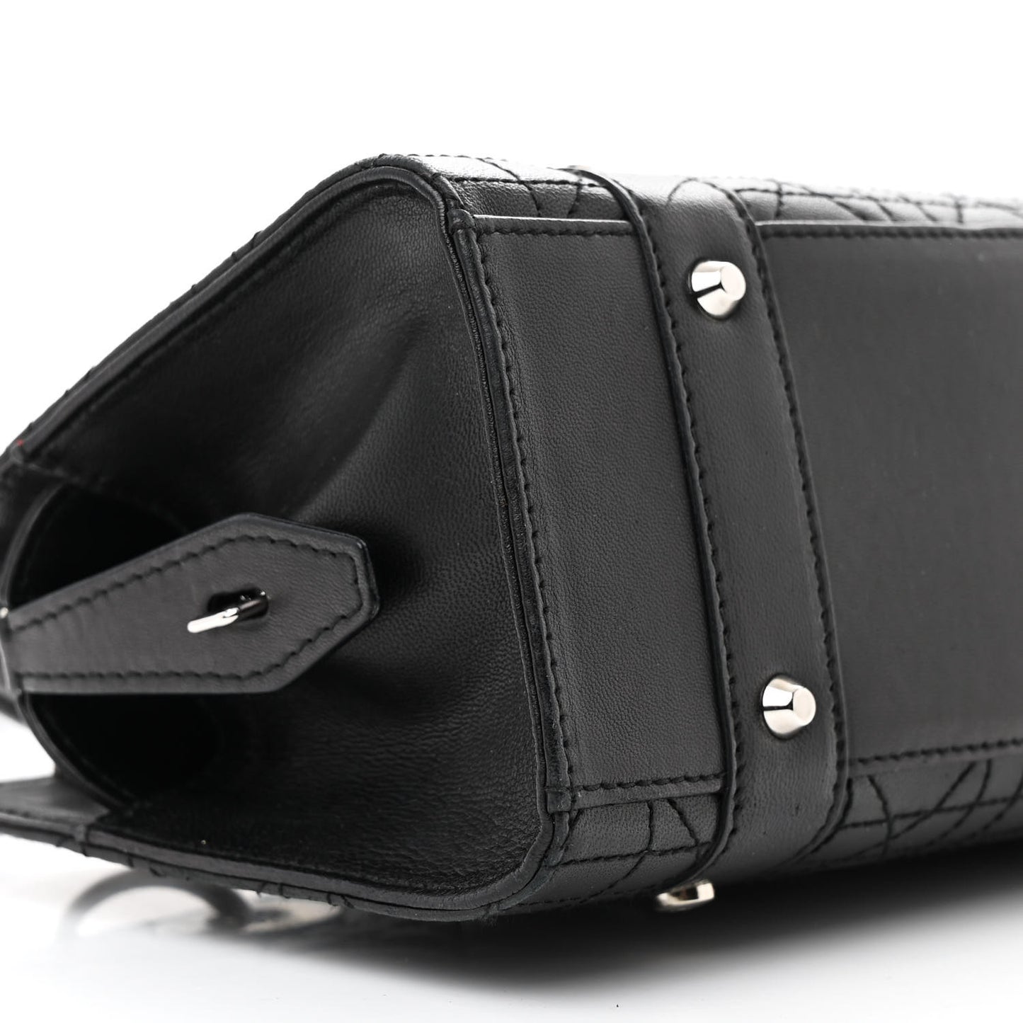 Lambskin Cannage Soft Lady Dior East West Black
