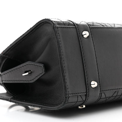 Christian Dior Lambskin Cannage Soft Lady Dior East West Black 10 of 12