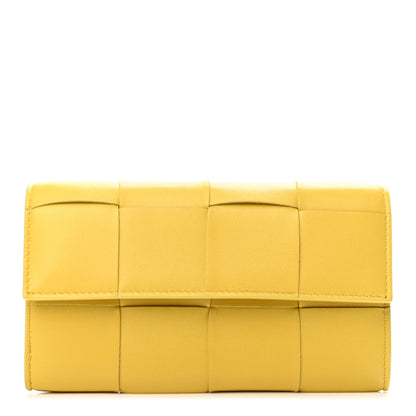 Bottega Veneta Nappa Intrecciato Flap Wallet Buttercup 1 of 4