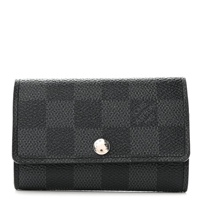 Louis Vuitton Damier Graphite Multicles 6 Key Holder 1 of 8