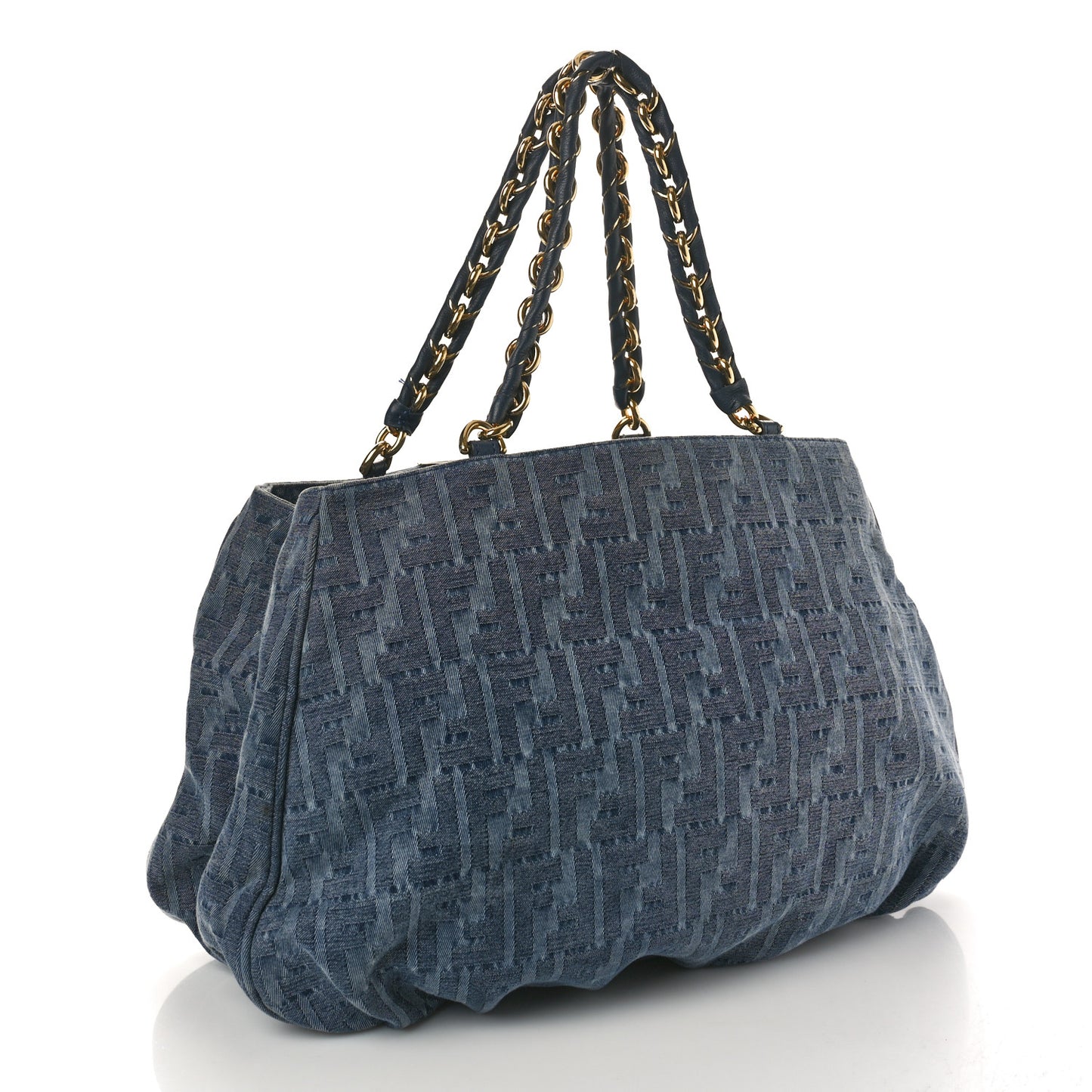 Denim Zucca Mia Tote Blue