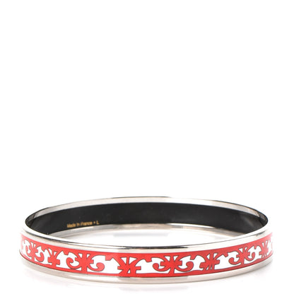 Hermes Enamel Printed Narrow Balcons Du Guadalquivir Bracelet 70 3 of 5