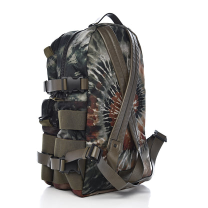 Valentino Garavani Nylon Tie Dye Backpack Deep Army Green 3 of 10