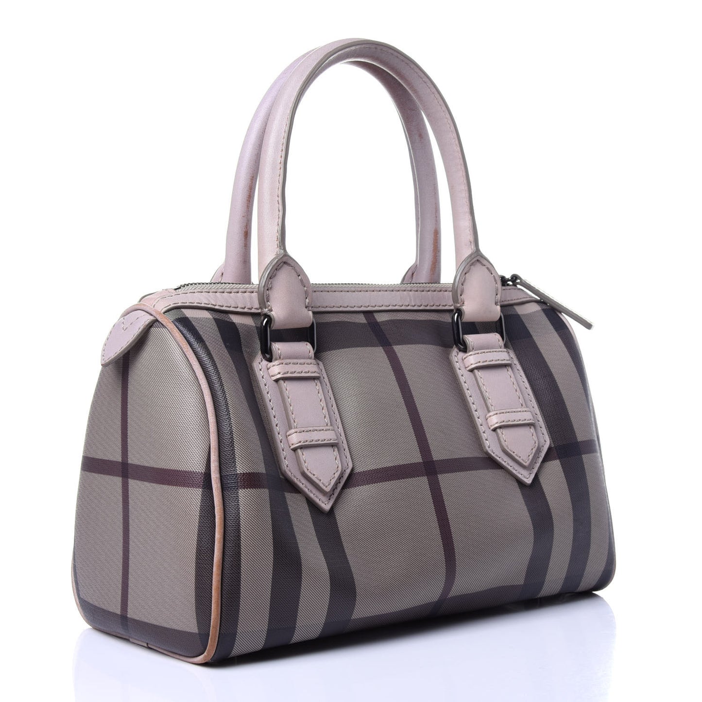 Smoked Check Small Chester Bowling Bag Purple
