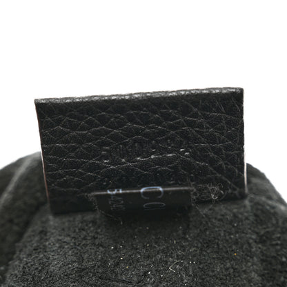Gucci Pebbled Calfskin Large Logo Portfolio Clutch Black 7 of 7