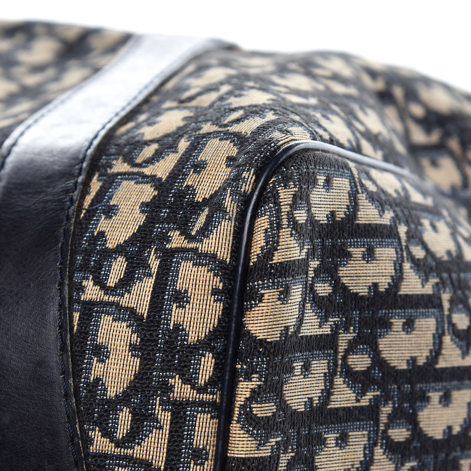 Christian Dior Monogram Duffle Navy Blue 10 of 13