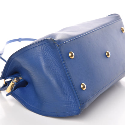 Saint Laurent Calfskin Small Classic Y Cabas Royal Blue 10 of 16