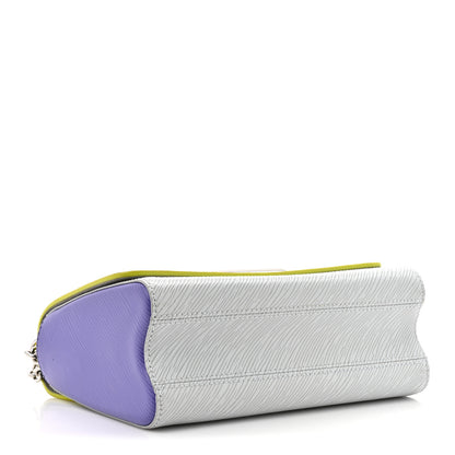 Louis Vuitton Epi Twist Shoulder Bag MM Purple Yellow Grey 5 of 11