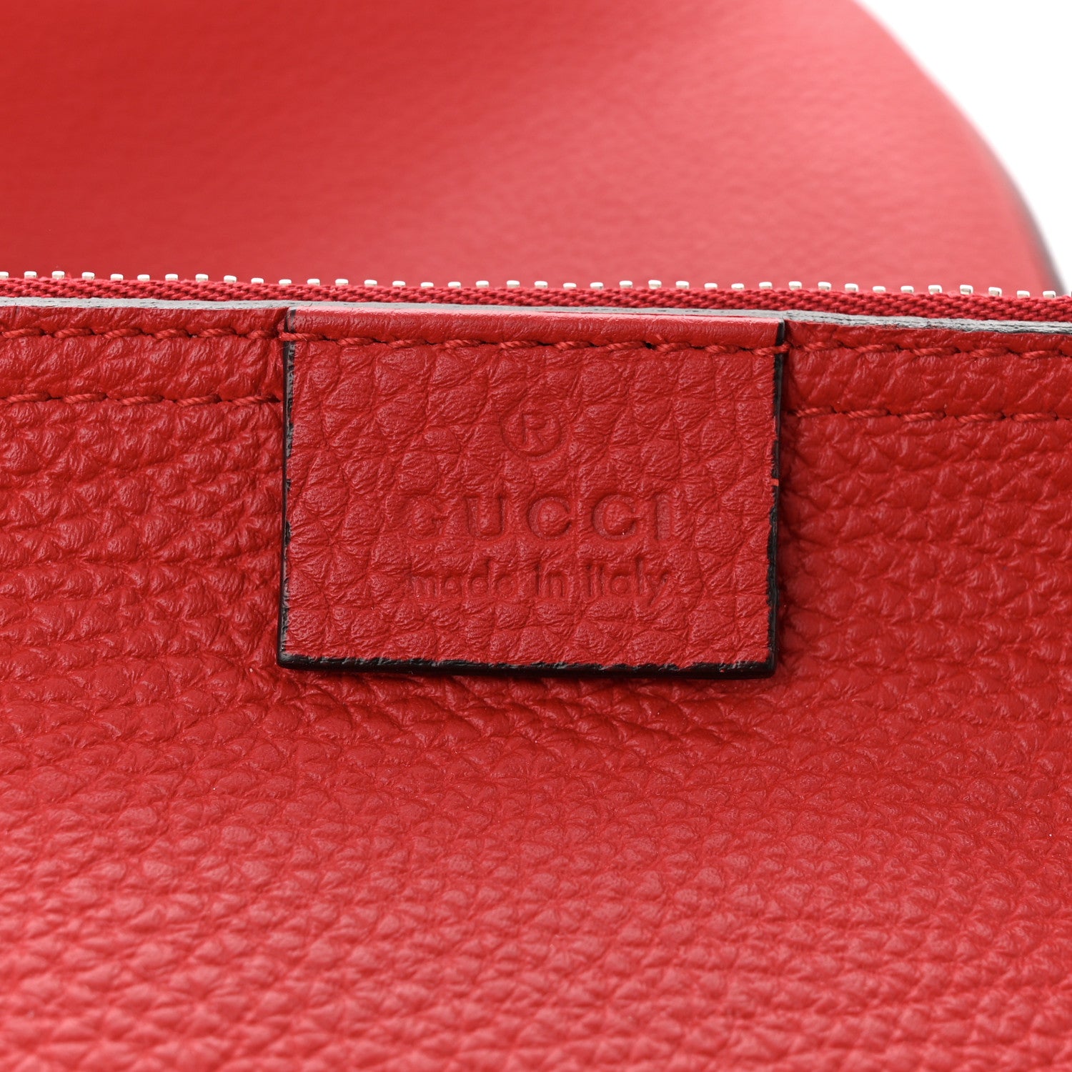 Gucci Soft Grained Calfskin Large Jackie Hobo Hibiscus Red 7 of 11
