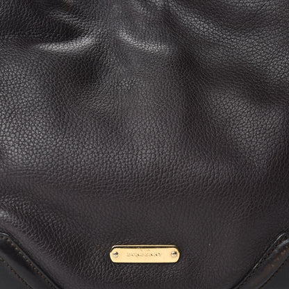 Burberry Grainy Calfskin Small Canterbury Tote Dark Chocolate 15 of 15