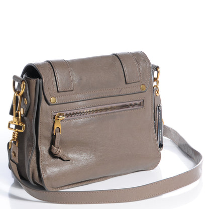 Proenza Schouler Leather PS1 Pouch Messenger Bag Smoke 7 of 14