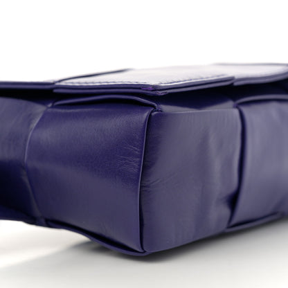 Bottega Veneta Paper Calfskin Intrecciato Cassette Belt Bag Purple 9 of 10