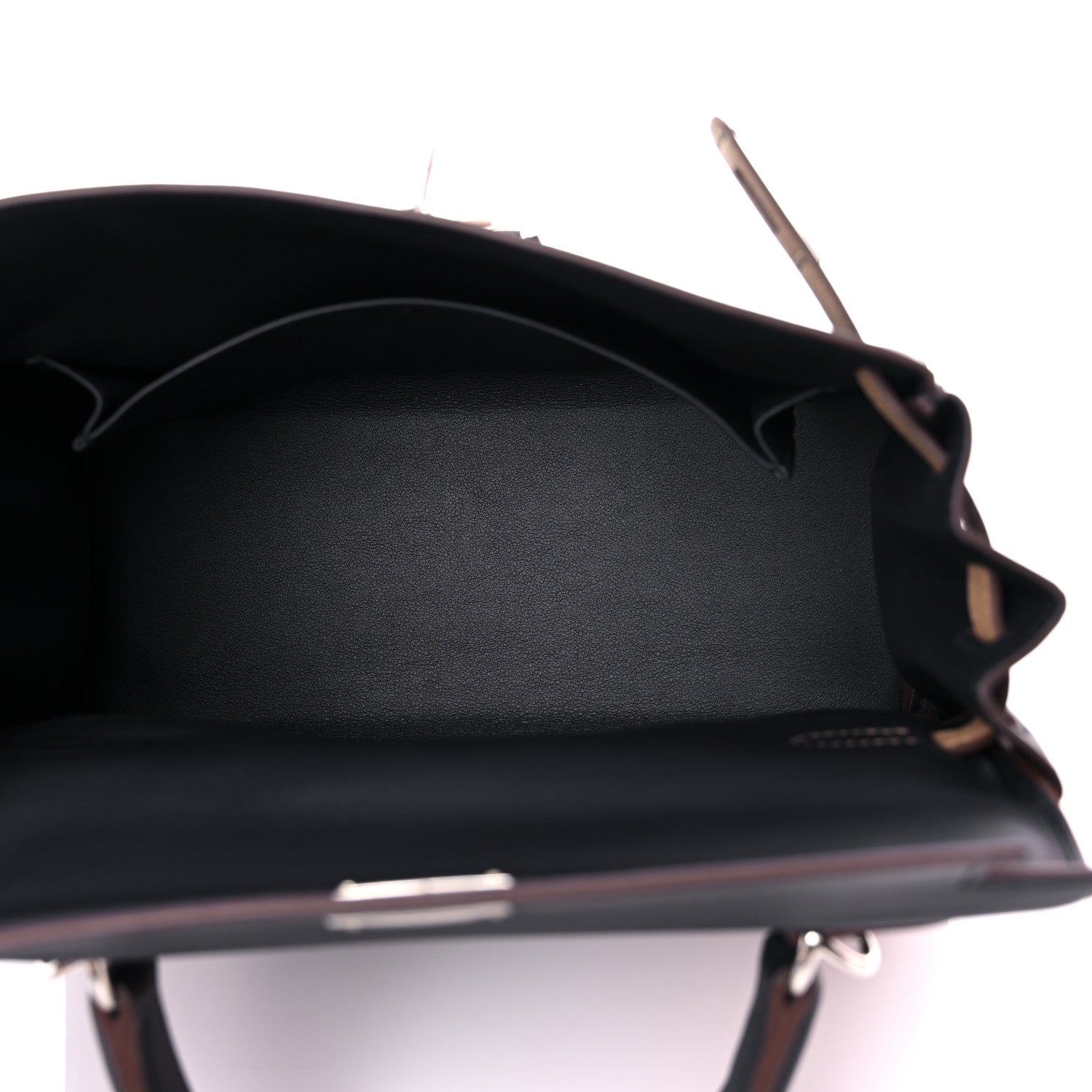Hermes Swift Colormatic Kelly Retourne 25 Caban Black Chai Gold Etoupe 4 of 9