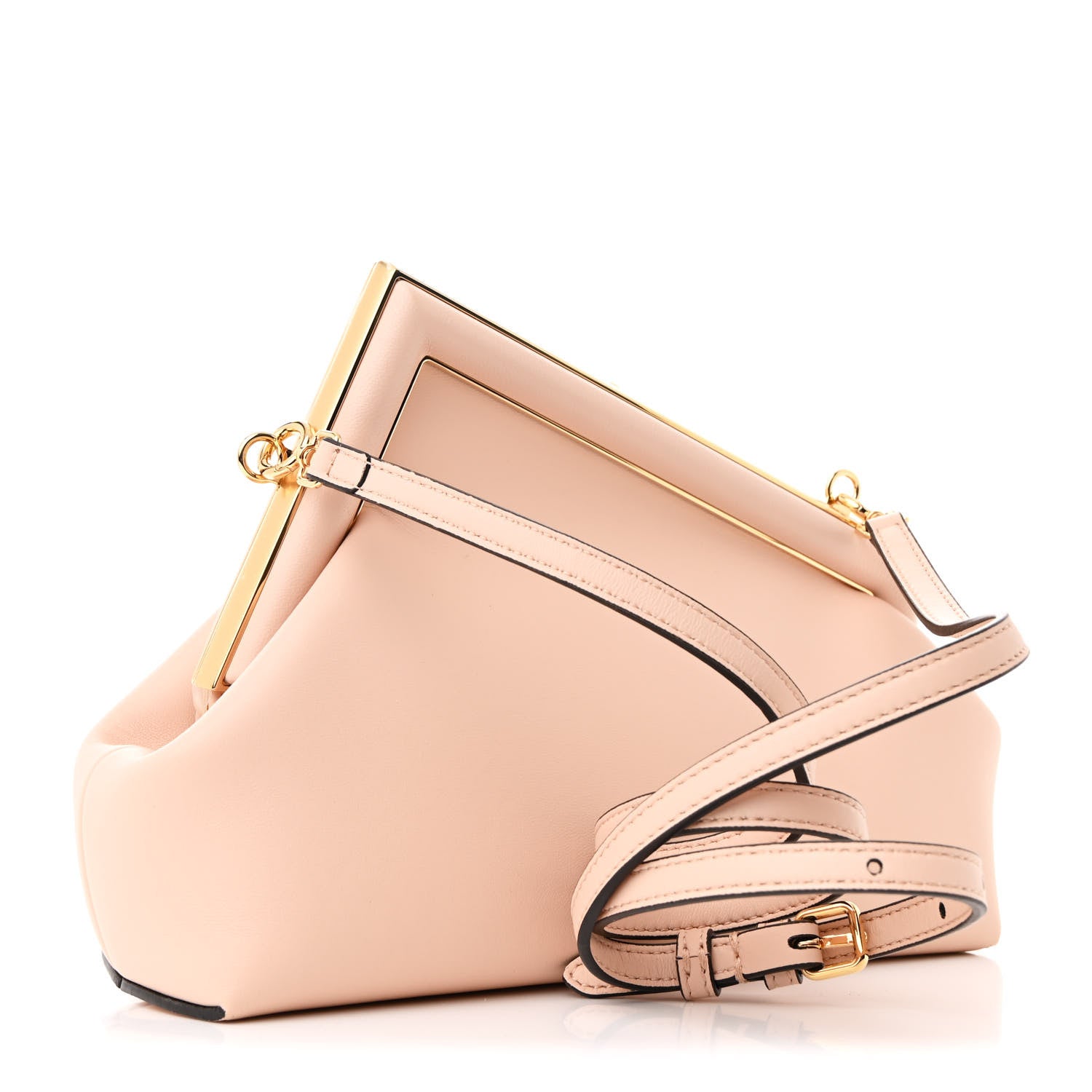 Fendi Shiny Nappa Small Fendi First Light Rose 3 of 10