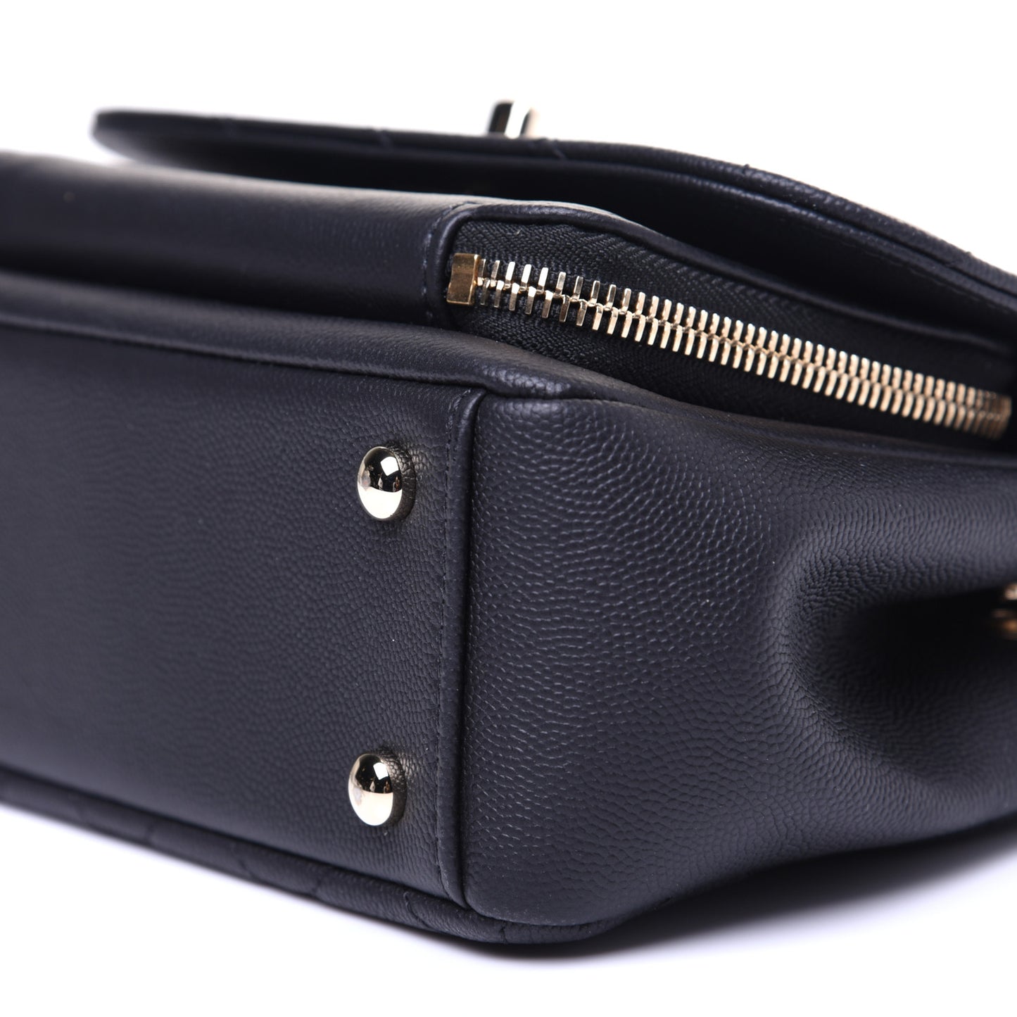 Caviar Quilted Mini Business Affinity Flap Black