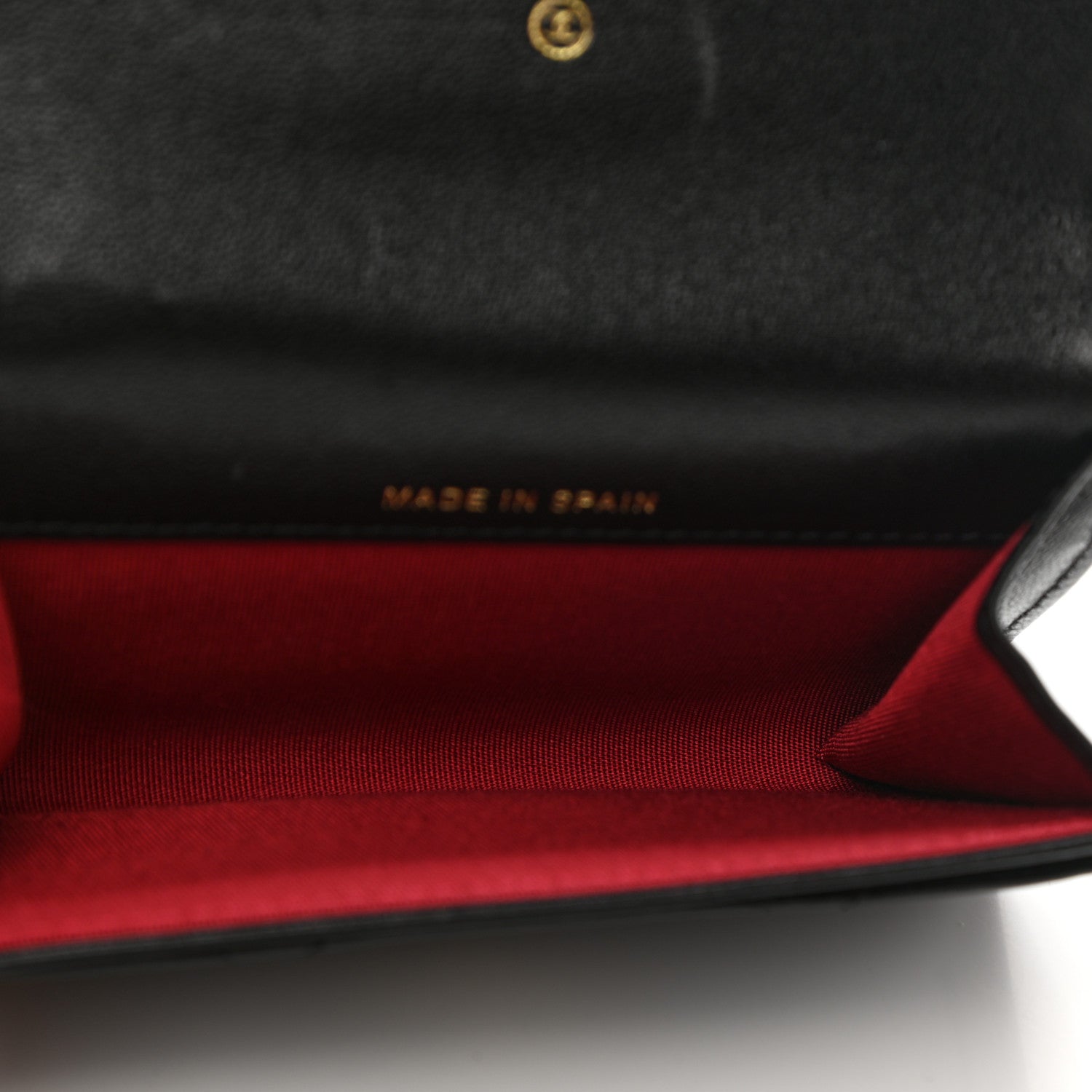Chanel Lambskin Quilted Chanel 19 Flap Card Holder Black 5 of 9