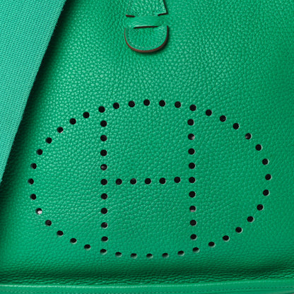 Hermes Taurillon Clemence Evelyne III PM Menthe 9 of 9
