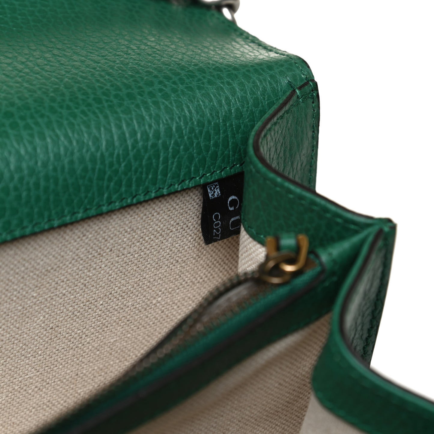 Pebbled Calfskin Small Dionysus Shoulder Bag Emerald