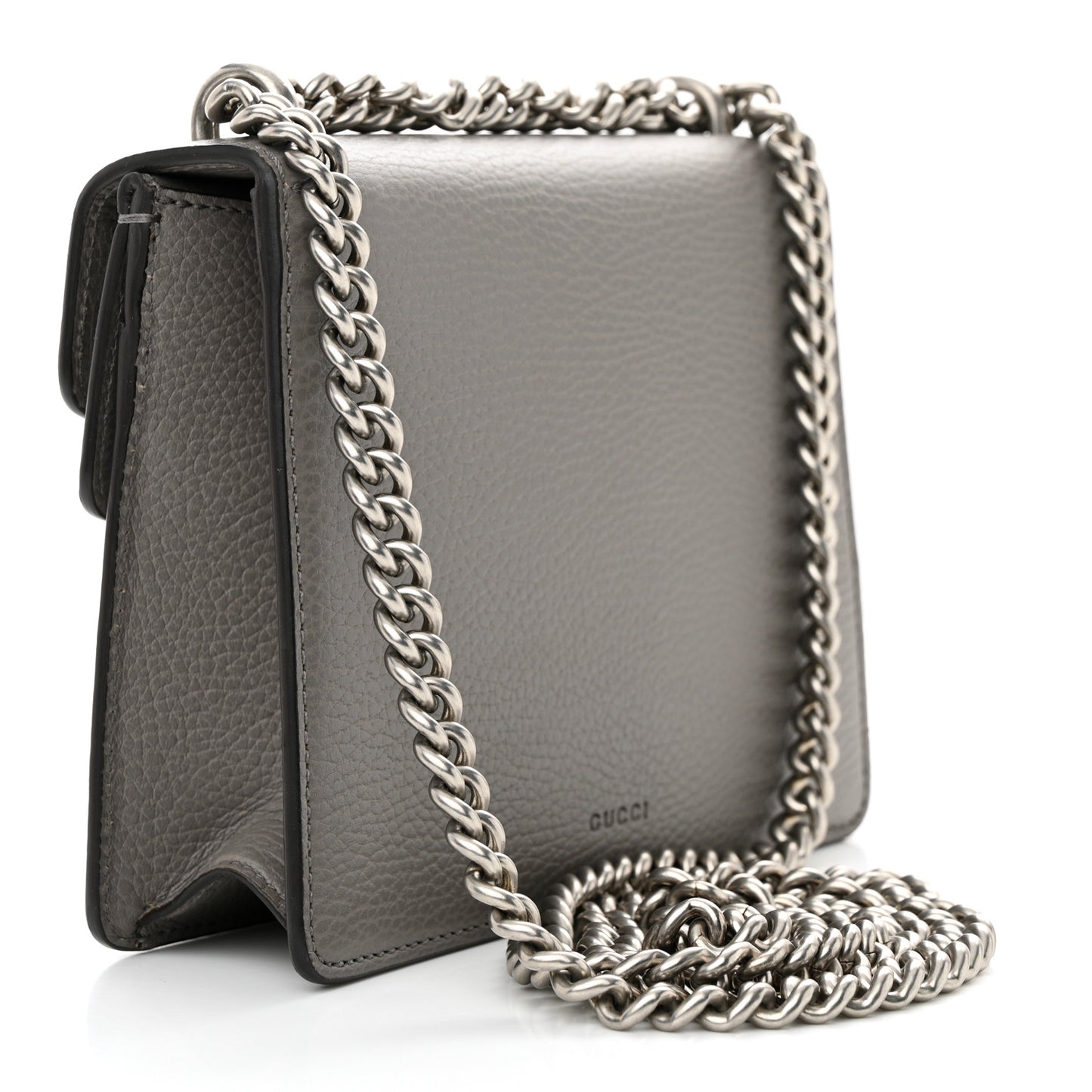 Calfskin Mini Dionysus Shoulder Bag Dusty Grey