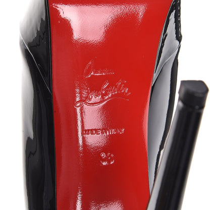 Christian Louboutin Patent Bianca 140 Pumps 38 Black 6 of 9