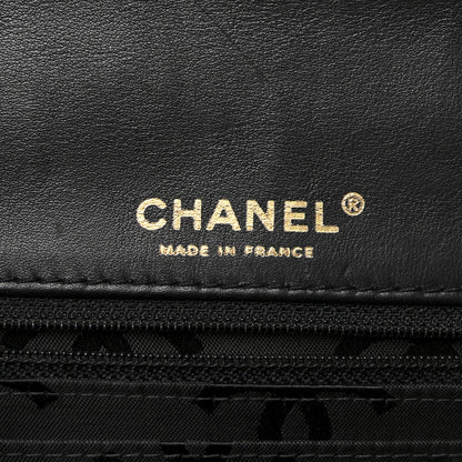 Chanel Calfskin Quilted Medium Wild Stitch Flap Black 6 of 10