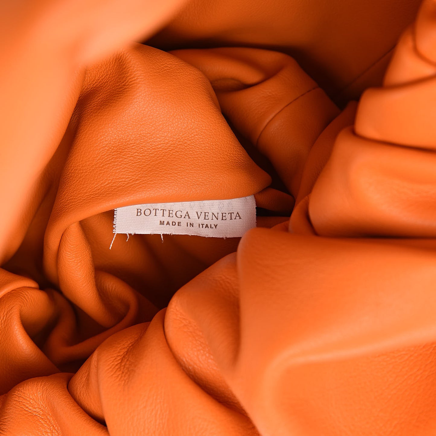 Smooth Butter Calfskin Small The Shoulder Pouch Light Orange