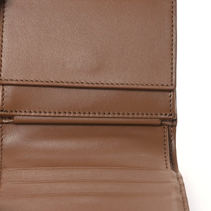 Celine Triomphe Compact Wallet Natural Tan 5 of 12