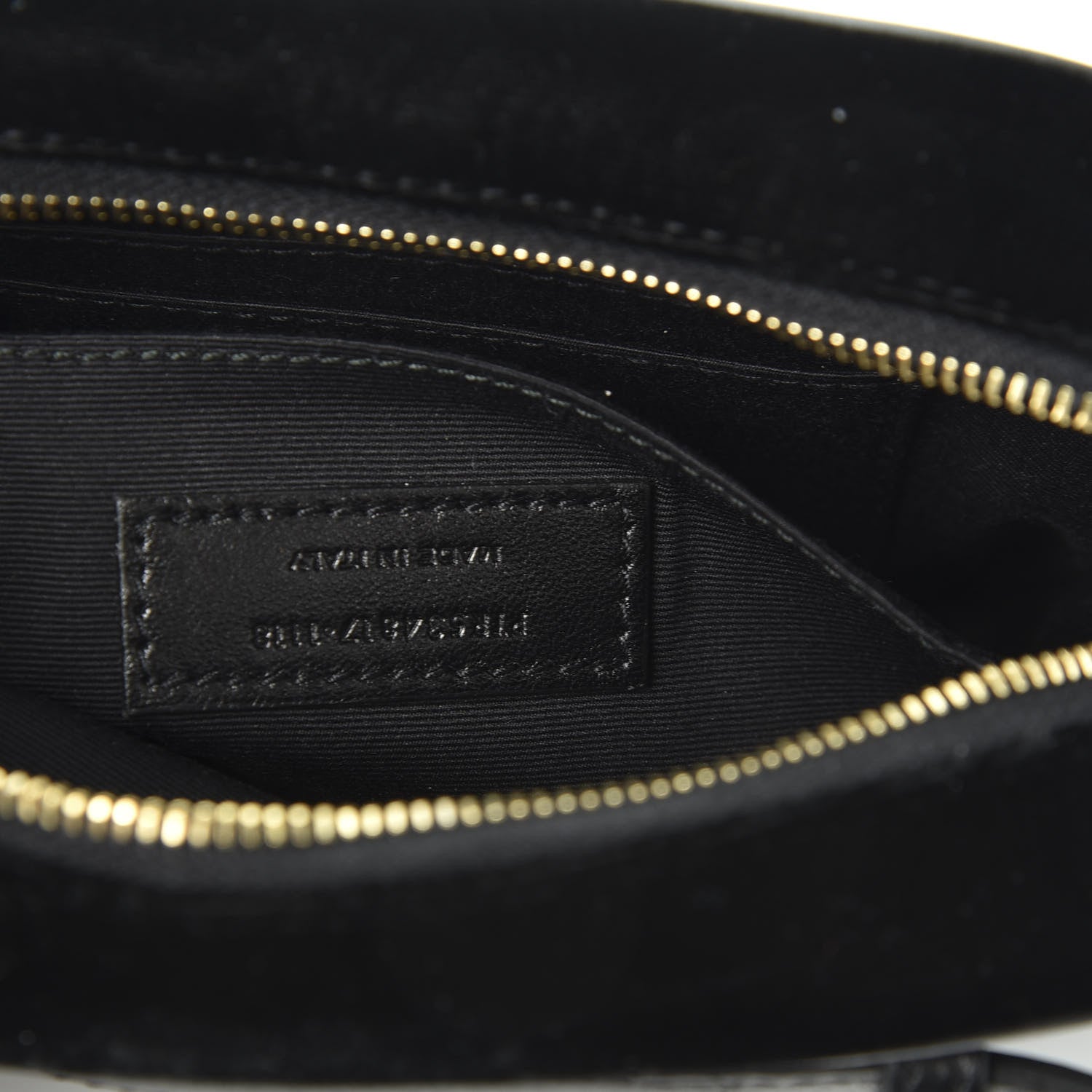 Saint Laurent Velour Matelasse Monogram Lou Belt Bag Black 8 of 9