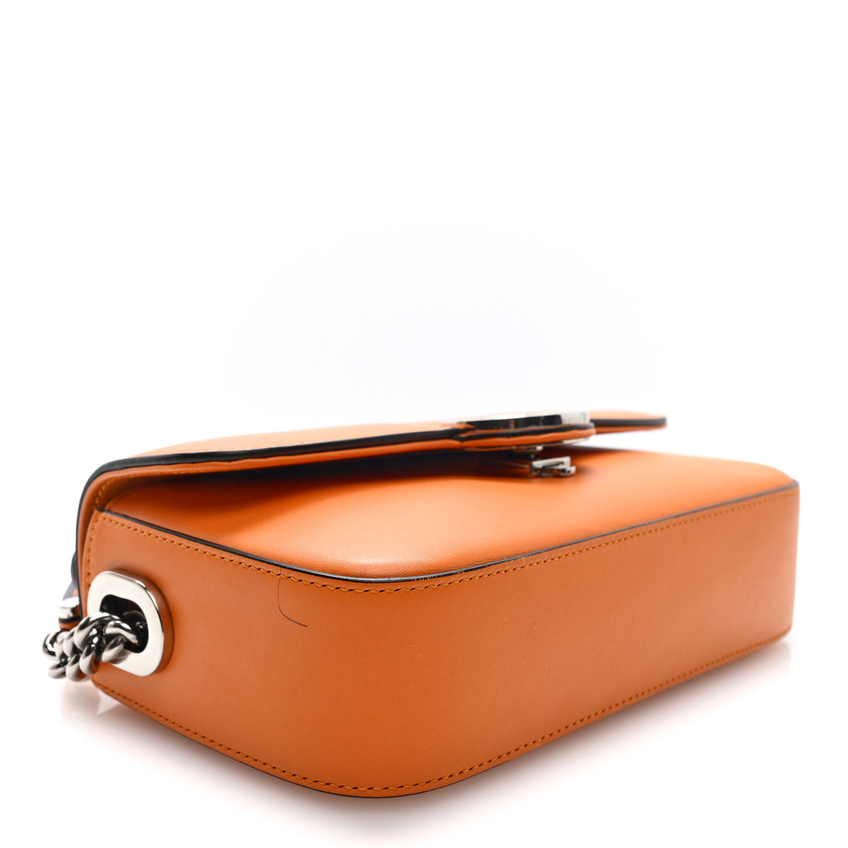 Gucci Senna Calfskin Petite GG Top Handle Shoulder Bag Orange 4 of 10