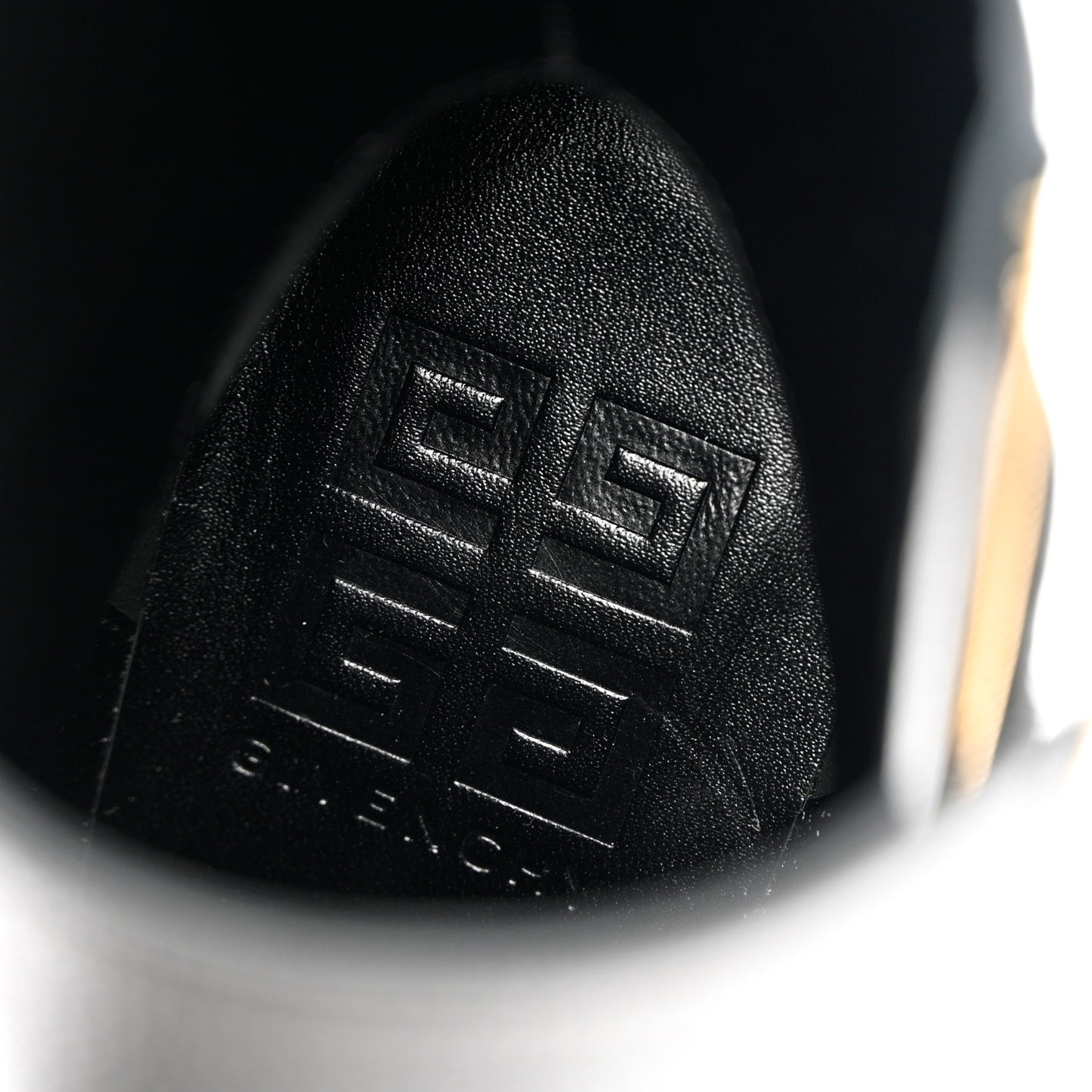 Grained Calfskin G Cube Heel Ankle Boots 37 Black
