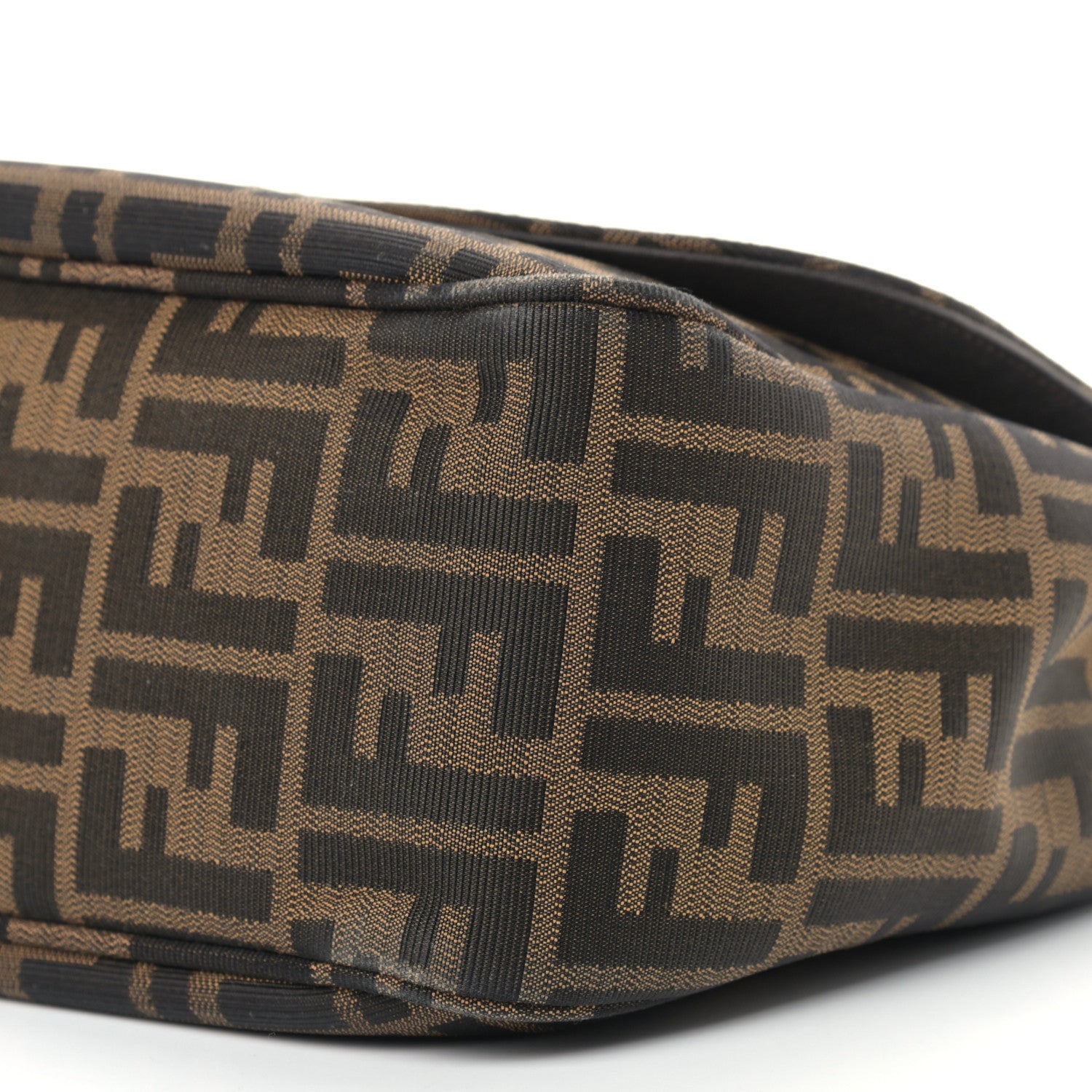 Fendi Zucca Vitello Artic Messenger Bag Tobacco Castagna 9 of 15