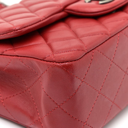 Chanel Lambskin Quilted Mini Rectangular Flap Red 11 of 12