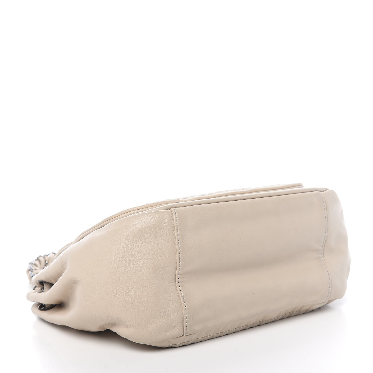 Chanel Smooth Calfskin Luxe Ligne Flap Light Beige 4 of 15
