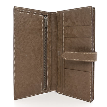 Hermes Epsom Bearn Gusset Wallet Etoupe 5 of 8