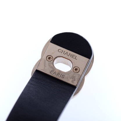 Chanel Caviar CC Turnlock Bracelet M White 4 of 6
