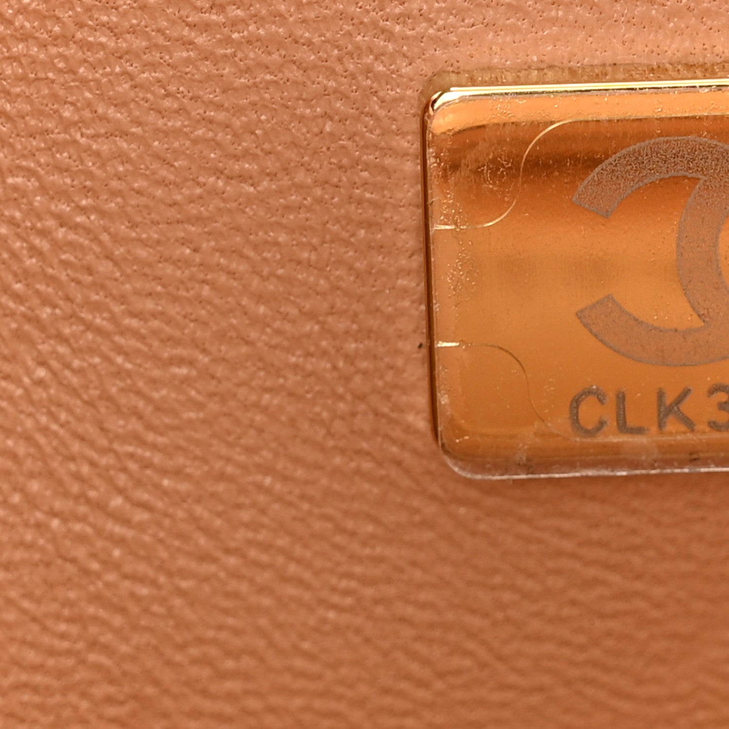 Chanel Lambskin Quilted Mini Top Handle Rectangular Flap Dark Beige 8 of 10