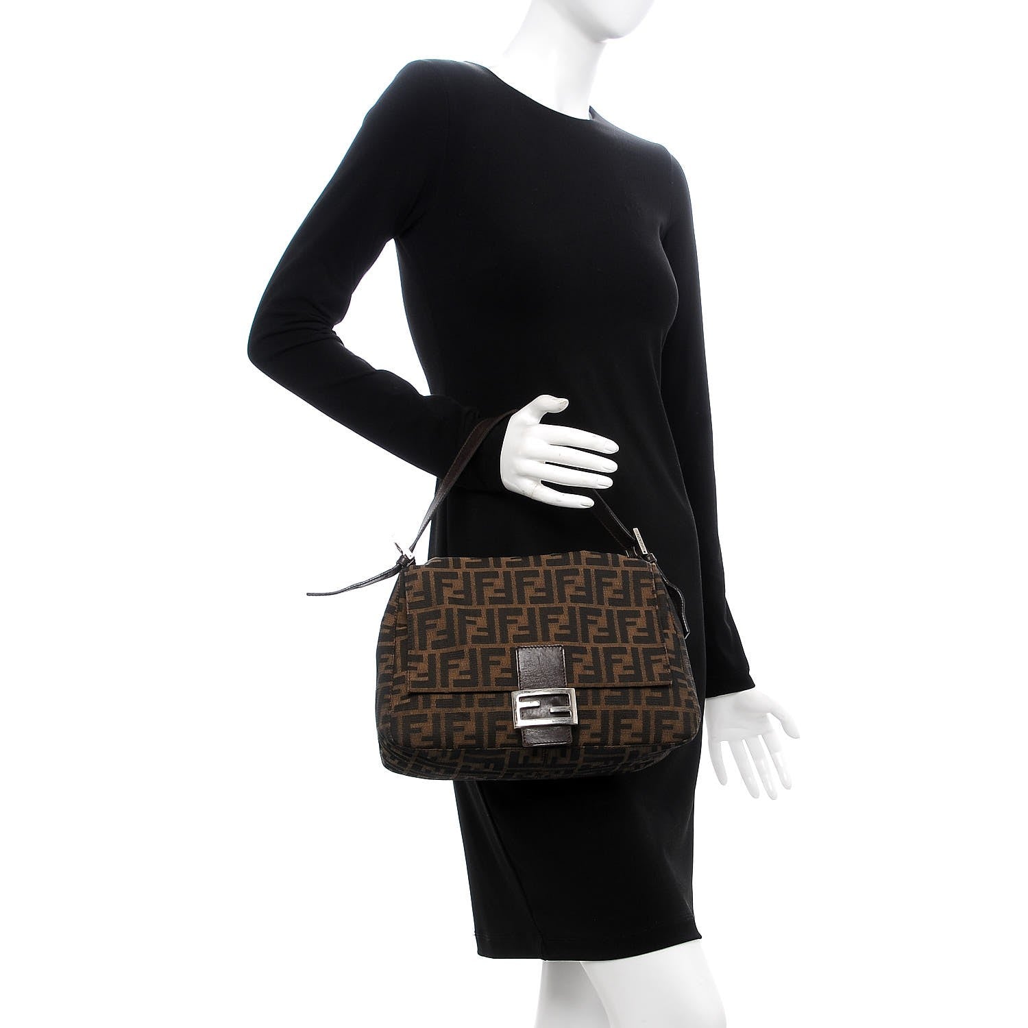 Fendi Zucca Mama Baguette Tobacco 2 of 10